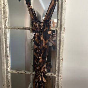MWT Leopard style mini dress
